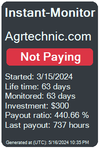agrtechnic.com Monitored by Instant-Monitor.com