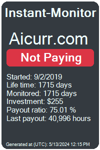 aicurr.com Monitored by Instant-Monitor.com
