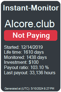 alcore.club Monitored by Instant-Monitor.com