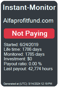 alfaprofitfund.com Monitored by Instant-Monitor.com