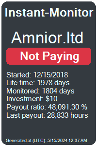 amnior.ltd Monitored by Instant-Monitor.com