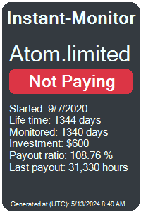 atom.limited Monitored by Instant-Monitor.com