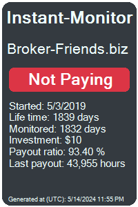 broker-friends.biz Monitored by Instant-Monitor.com