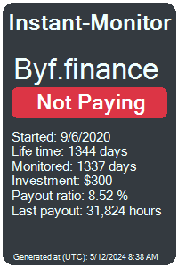 byf.finance Monitored by Instant-Monitor.com