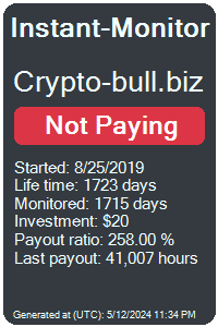 crypto-bull.biz Monitored by Instant-Monitor.com