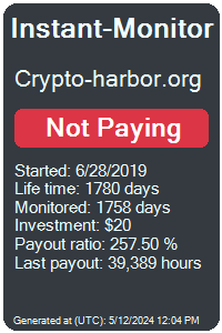 crypto-harbor.org Monitored by Instant-Monitor.com