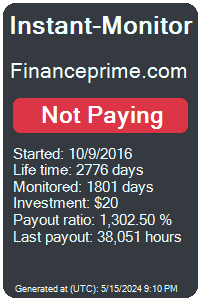 financeprime.com Monitored by Instant-Monitor.com