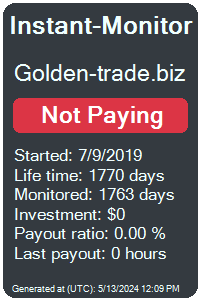 golden-trade.biz Monitored by Instant-Monitor.com