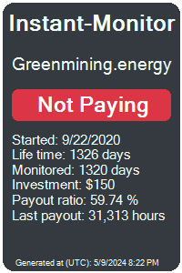 greenmining.energy Monitored by Instant-Monitor.com