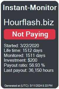 hourflash.biz Monitored by Instant-Monitor.com