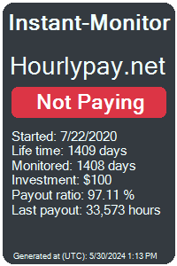 hourlypay.net Monitored by Instant-Monitor.com