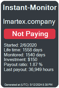 imartex.company Monitored by Instant-Monitor.com