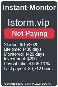 istorm.vip Monitored by Instant-Monitor.com