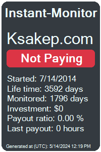 ksakep.com Monitored by Instant-Monitor.com