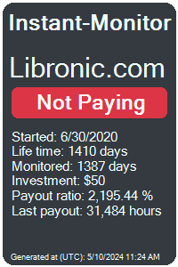 libronic.com Monitored by Instant-Monitor.com