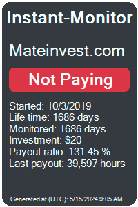mateinvest.com Monitored by Instant-Monitor.com