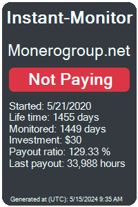 monerogroup.net Monitored by Instant-Monitor.com