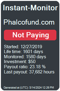 phalcofund.com Monitored by Instant-Monitor.com