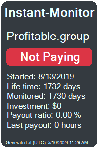 profitable.group Monitored by Instant-Monitor.com