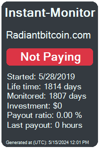 radiantbitcoin.com Monitored by Instant-Monitor.com