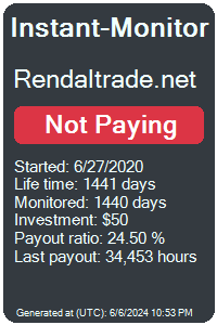 rendaltrade.net Monitored by Instant-Monitor.com