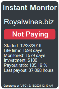royalwines.biz Monitored by Instant-Monitor.com