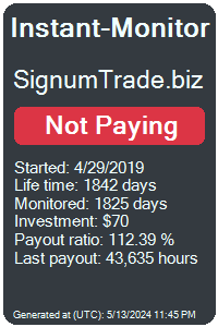 signumtrade.biz Monitored by Instant-Monitor.com