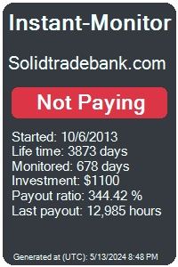 solidtradebank.com Monitored by Instant-Monitor.com