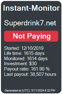 superdrink7.net Monitored by Instant-Monitor.com