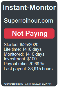 superroihour.com Monitored by Instant-Monitor.com