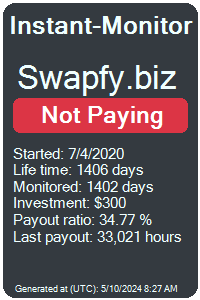 swapfy.biz Monitored by Instant-Monitor.com