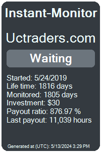 uctraders.com Monitored by Instant-Monitor.com