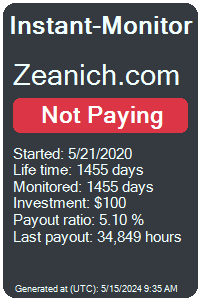 zeanich.com Monitored by Instant-Monitor.com