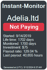 adelia.ltd Monitored by Instant-Monitor.com