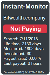 bitwealth.company Monitored by Instant-Monitor.com