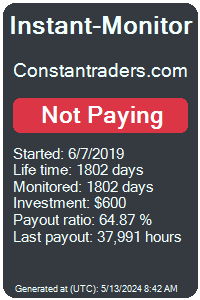 constantraders.com Monitored by Instant-Monitor.com