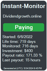 dividendgrowth.online Monitored by Instant-Monitor.com
